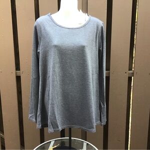 NWT Mystree ‘French Terry Tunic’, Dark Gray SZ Large